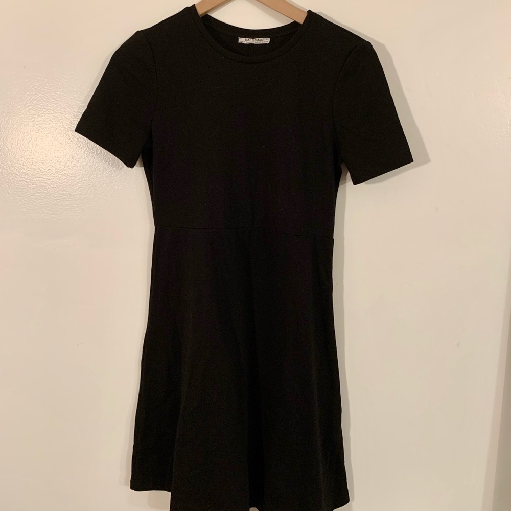 Zara Black Skater Dress